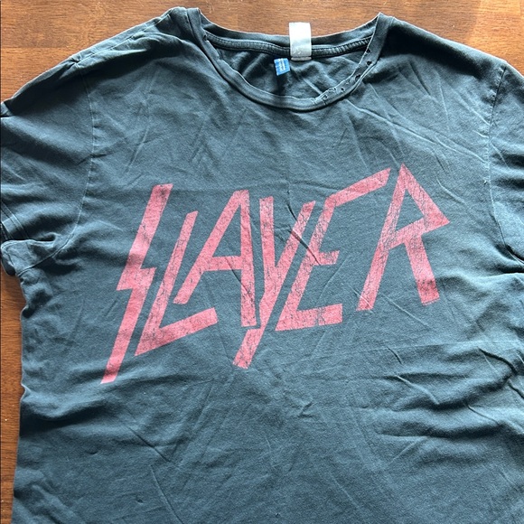 H & M Divided Men’s Black Slayer Graphic T-Shirt size m - Picture 3 of 5